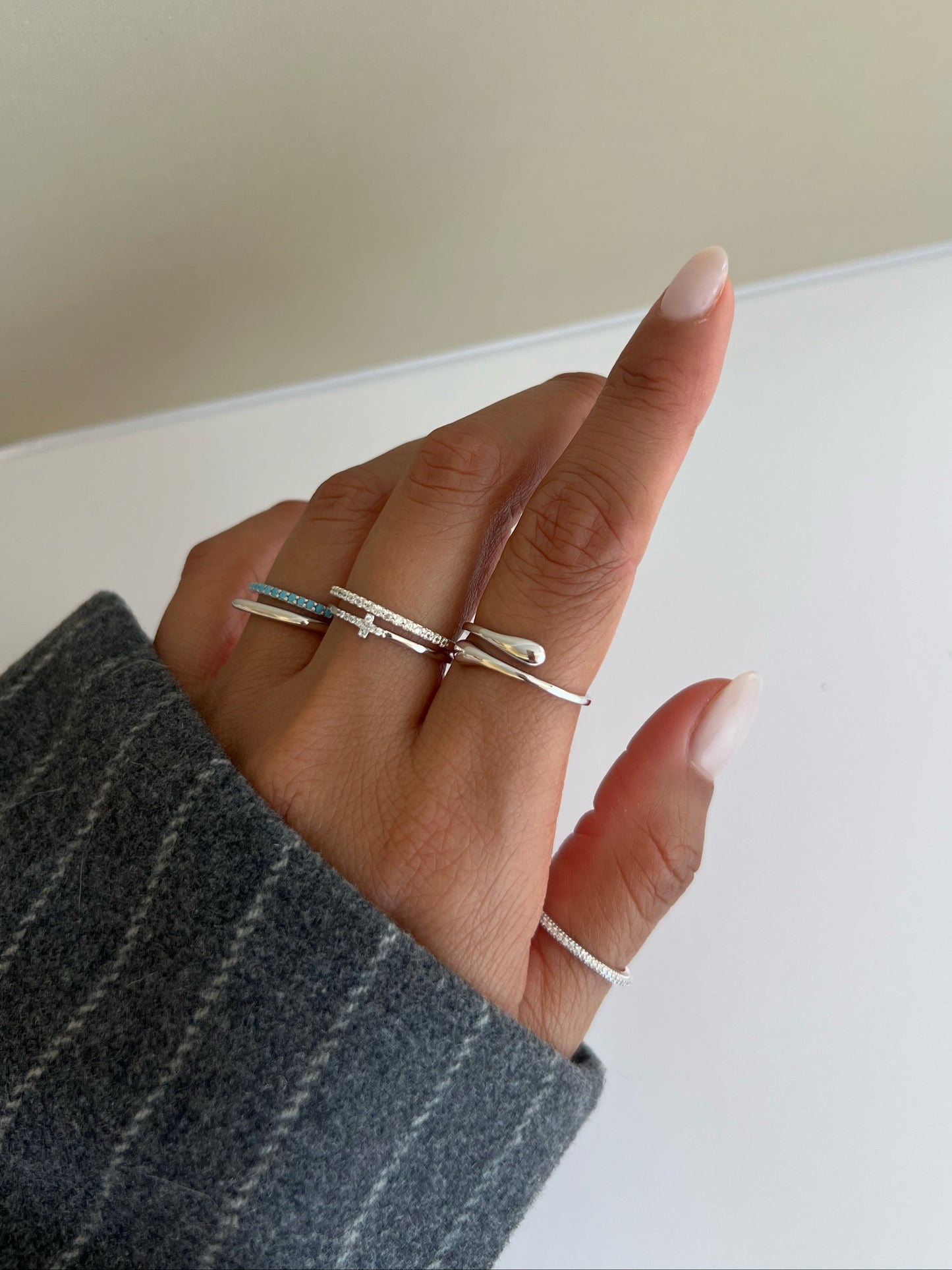 Cross Silver Ring