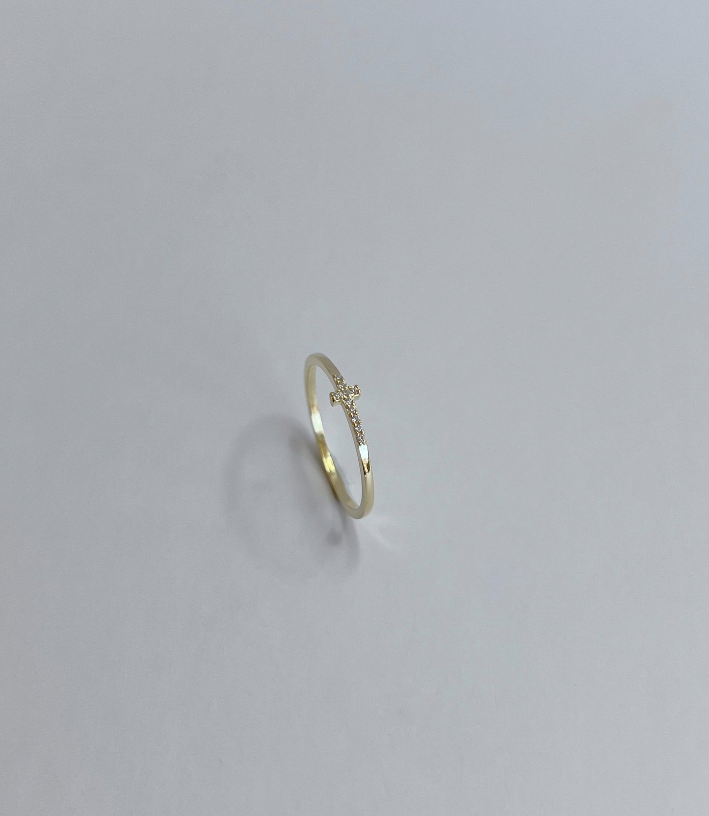Cross Gold Ring