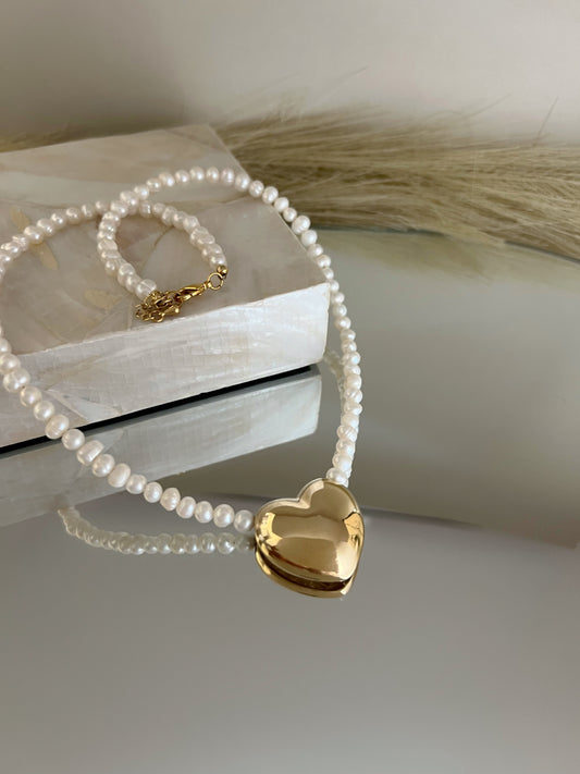 Golden Heart Necklace