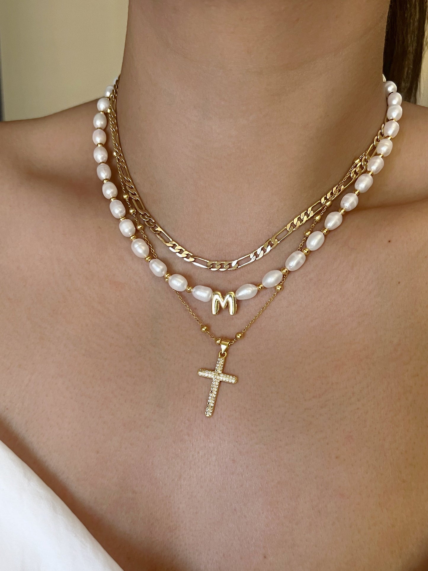 Inicial Pearls Necklace