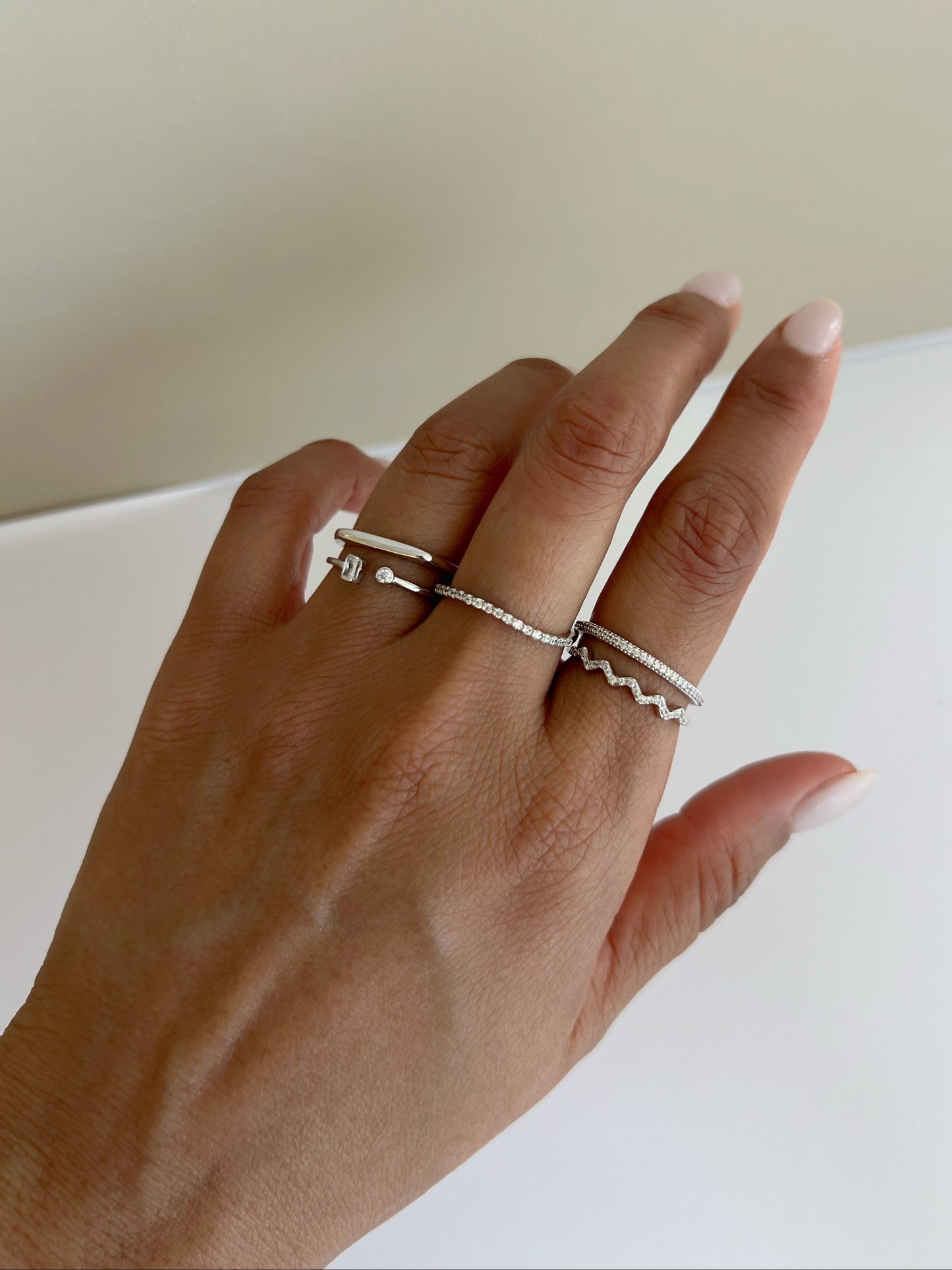 Doré Silver Ring