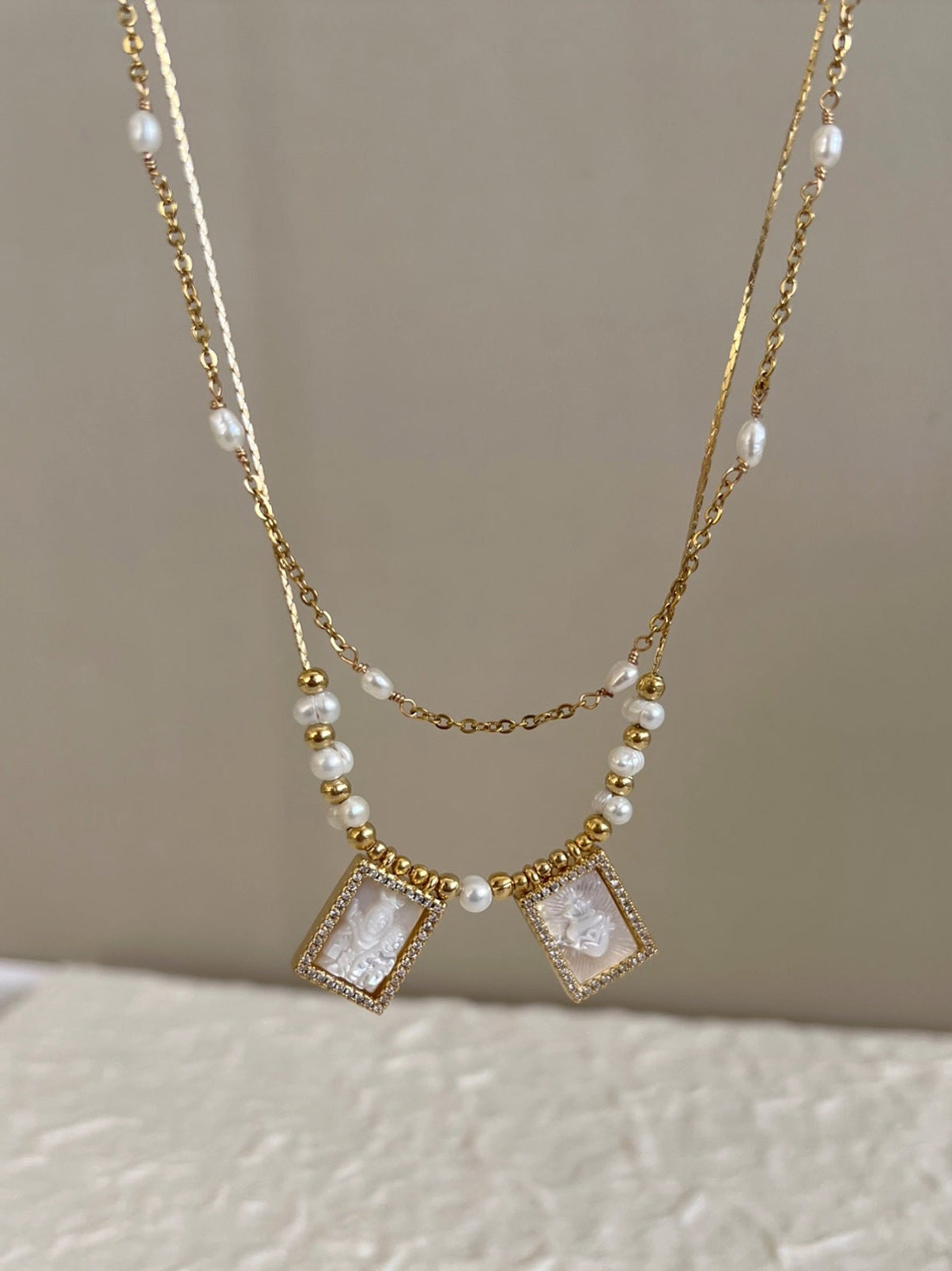 Escapulario Doble Necklace