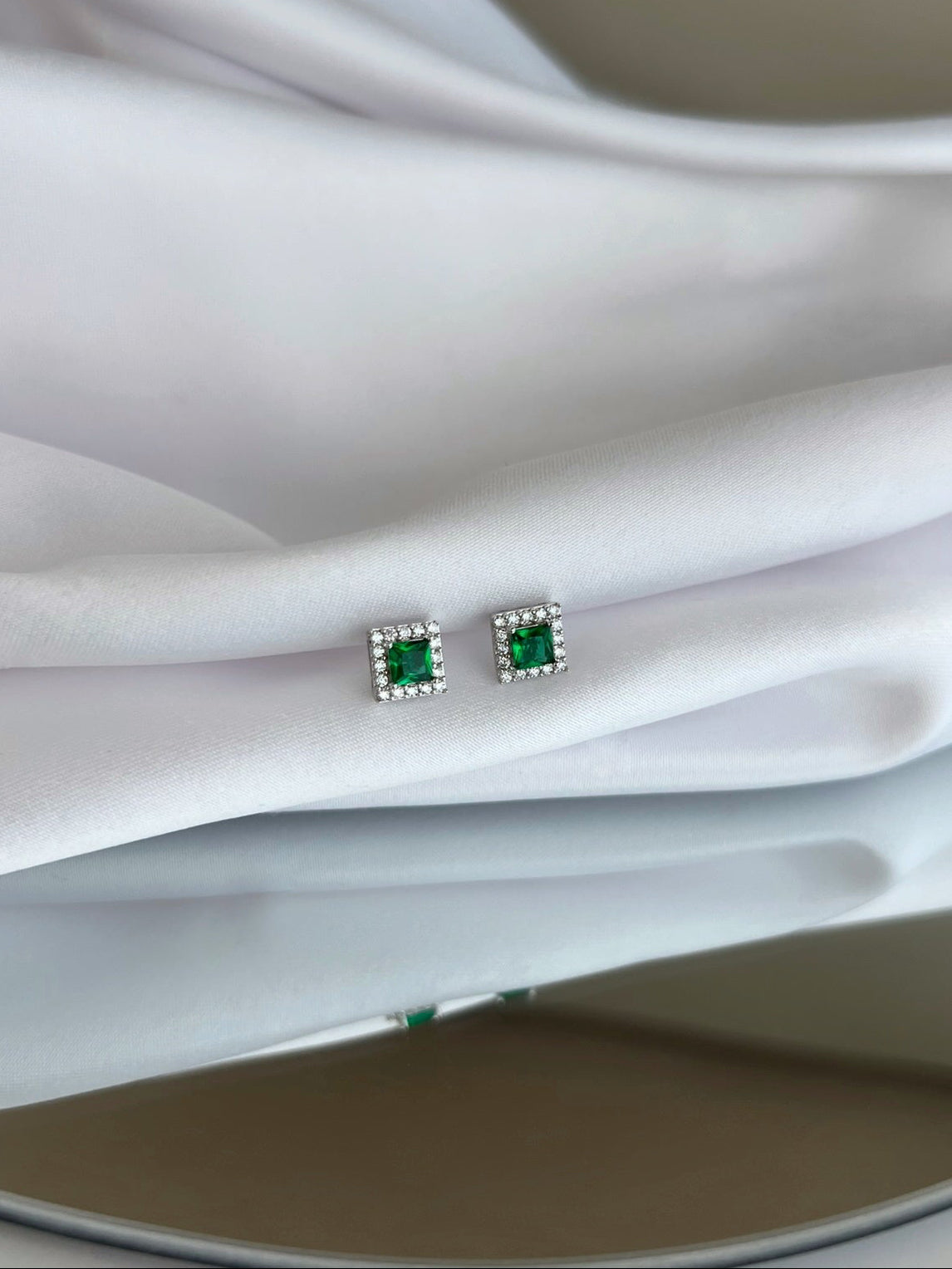 Square Halo Studs