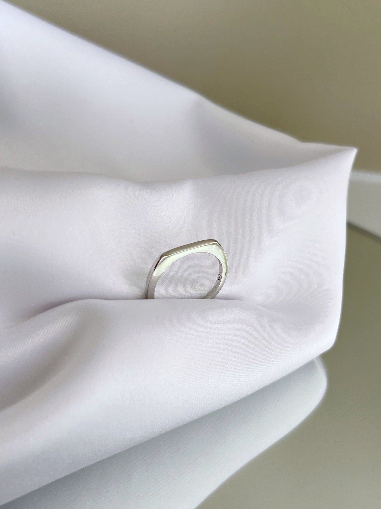 Line Silver Ring