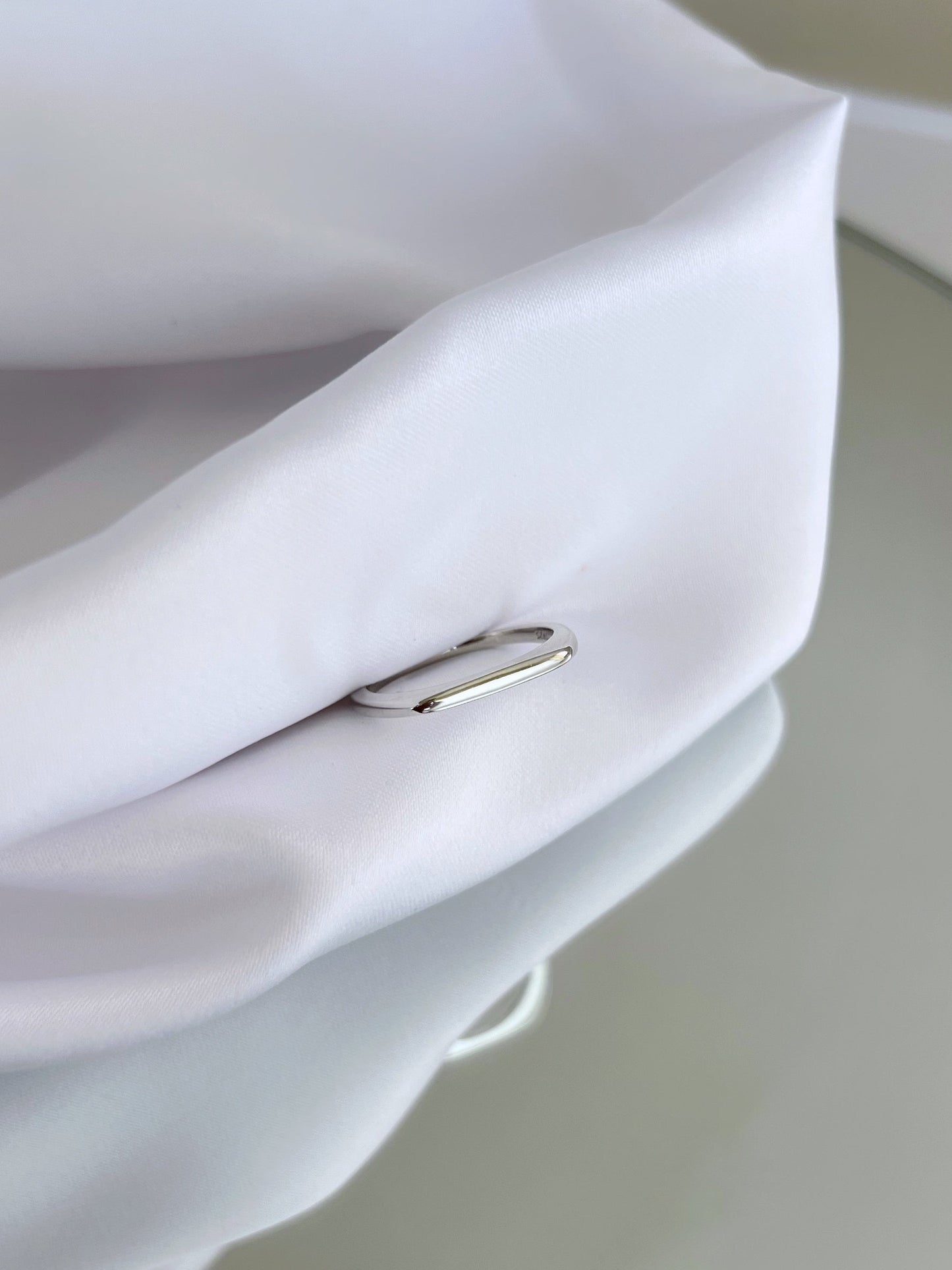 Line Silver Ring