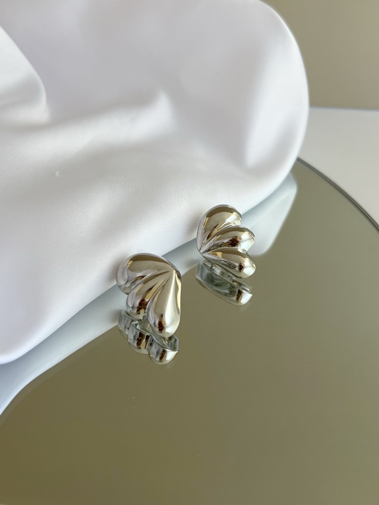 Hoja de Plata Earring