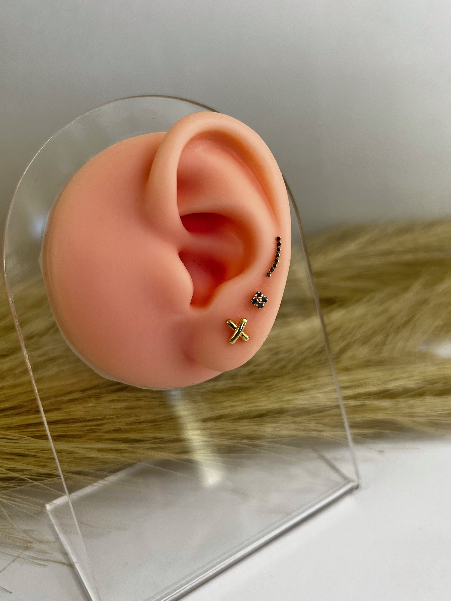 X Cushion Earrings