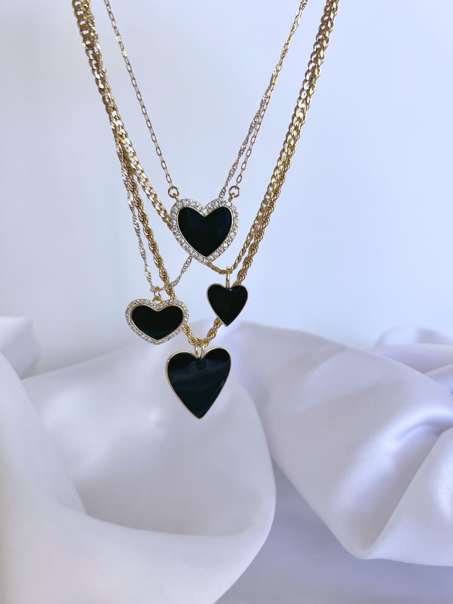 Black Heart Necklace