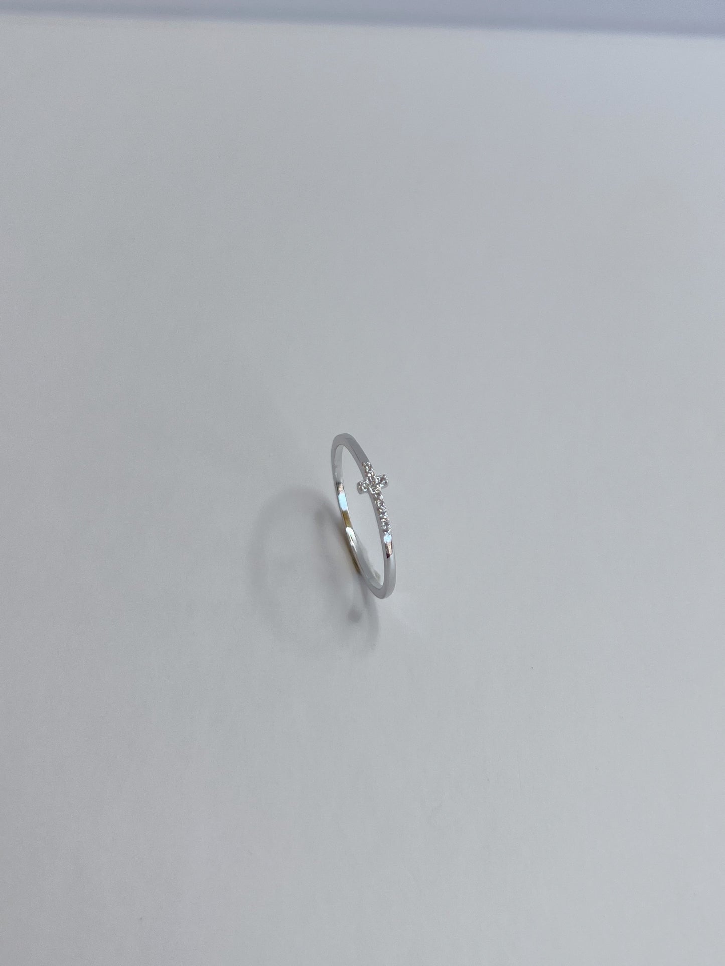 Cross Silver Ring