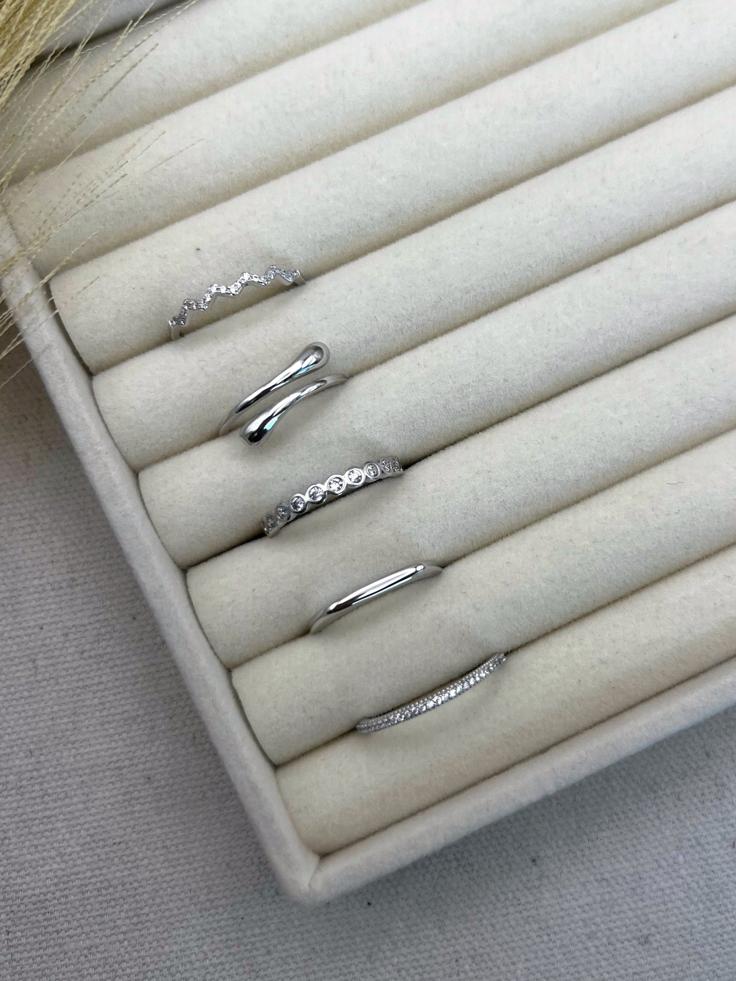 Line Silver Ring
