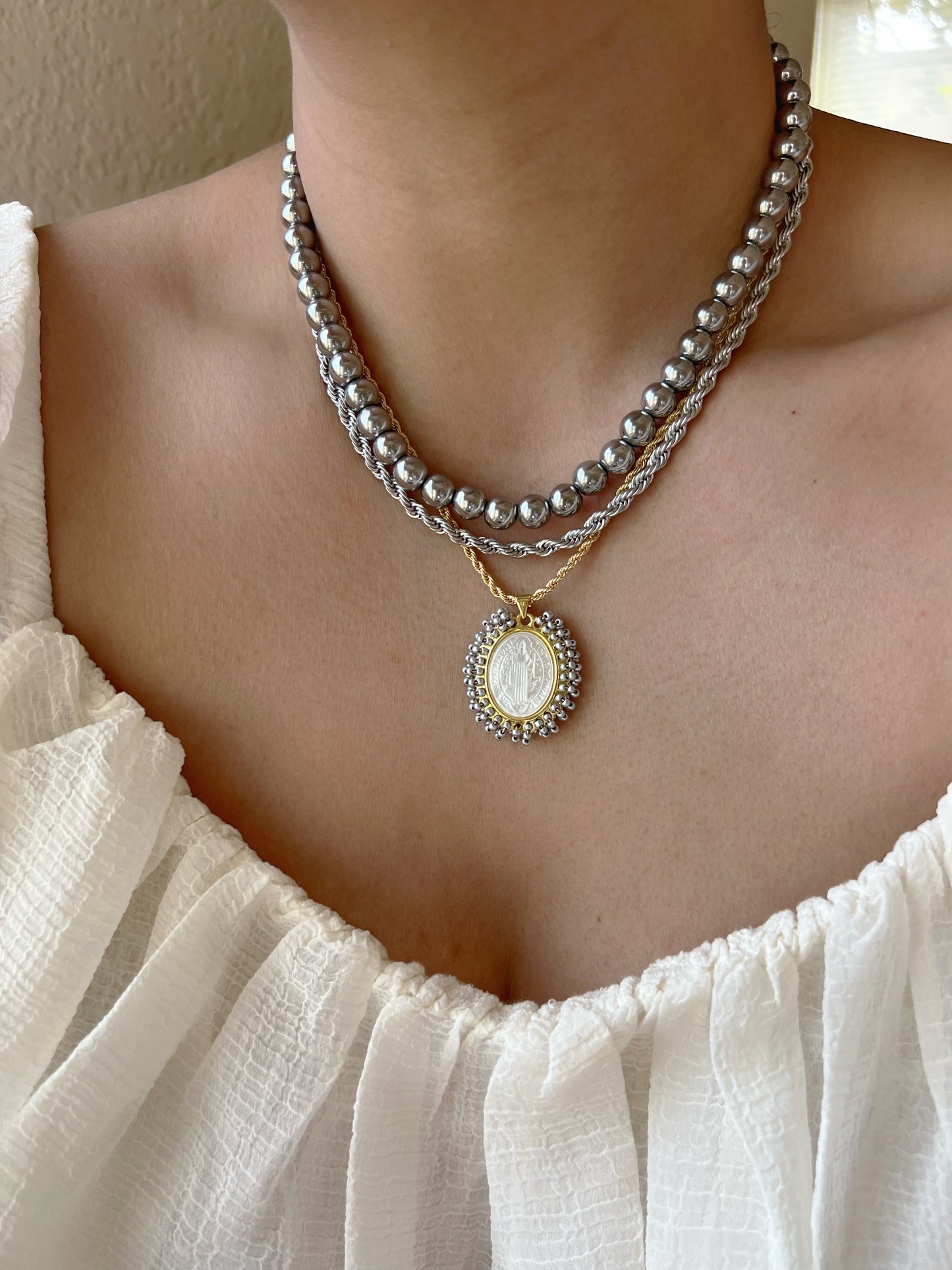 San Benito Bordado Necklace